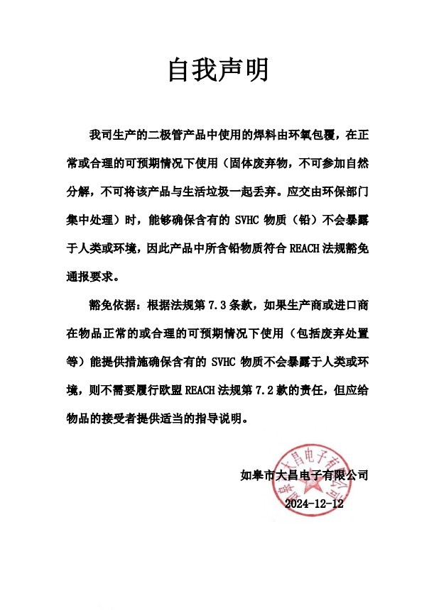声明